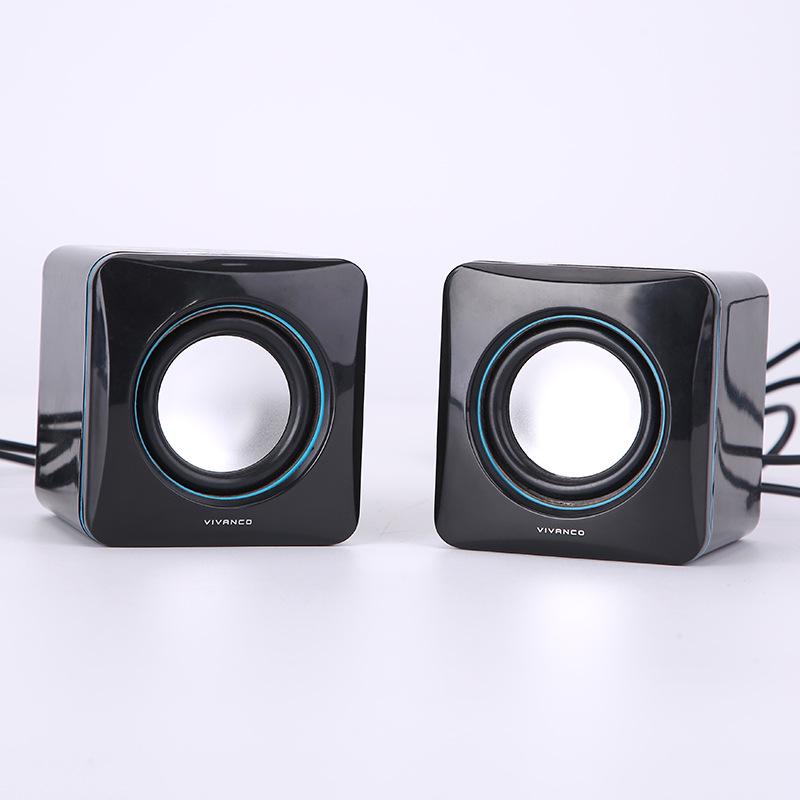 Eco-Friendly Mini USB Speakers: Compact, Portable, Customizable—Perfect for Desktop or Laptop Use