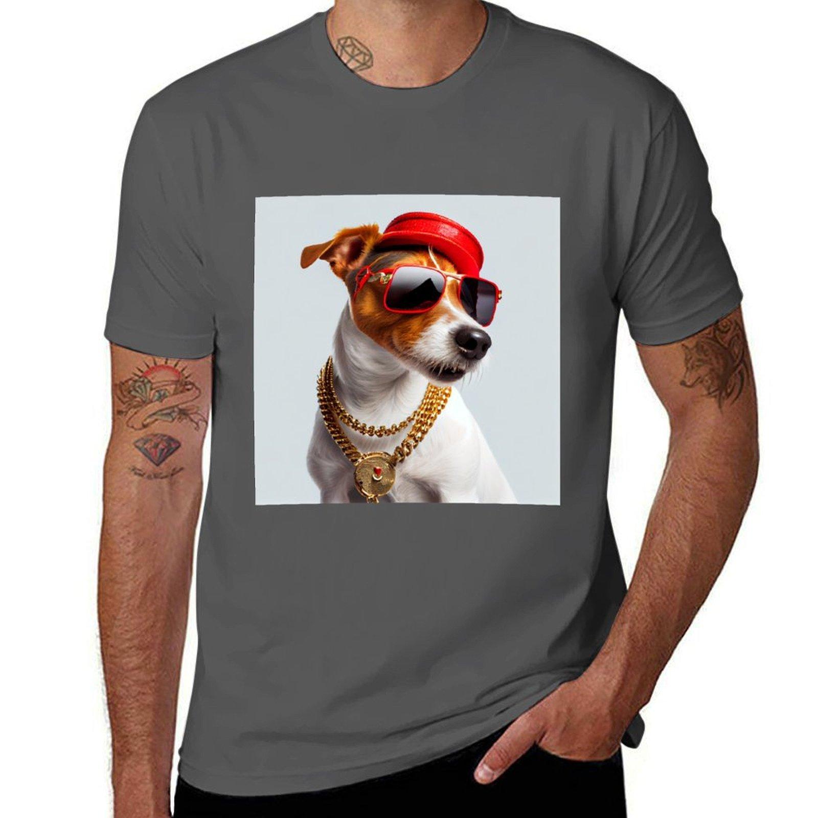 

Jack Russell Terrier in Terrier Terrier Everywhere TShirt Large Size Casual Short Sleeve Top 4XL