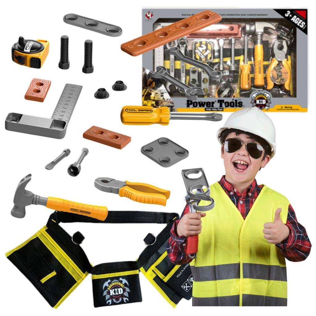 Little Handyman Tool Set Tool Belt Hammer Screwdriver Tape Measure