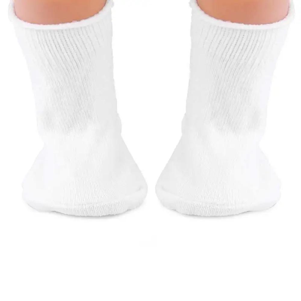 Toy Accessorie White Fashion Dress For 43 Cm Baby New Born Dolls For 18 Inch American Doll Toys For Girl's Gift