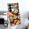 Delicious Sushi Bento Plating Phone Case For Samsung Galaxy S24 S25 FE S26 Edge S23 Ultra S22 S21 Plus S20 Anti-Fall Airabag Cov
