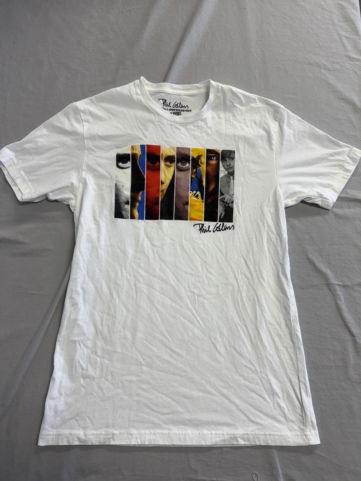 Phil Collins T-shirt Still Not Dead Yet Live Tee - L L
