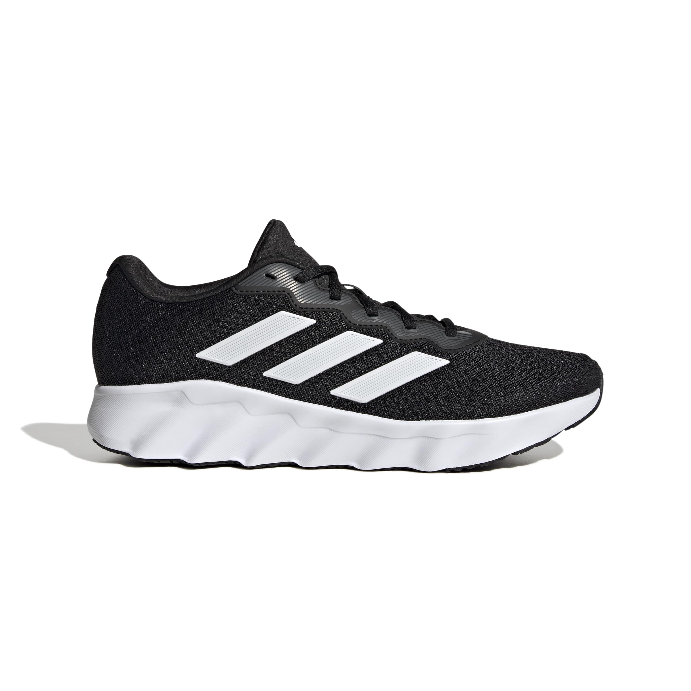 Кроссовки Adidas Switch Move Running Unisex, Базовые, Размер Six, Взрослые, MDT54, Черный/Белый/Серый (ID5253), 27.5cm