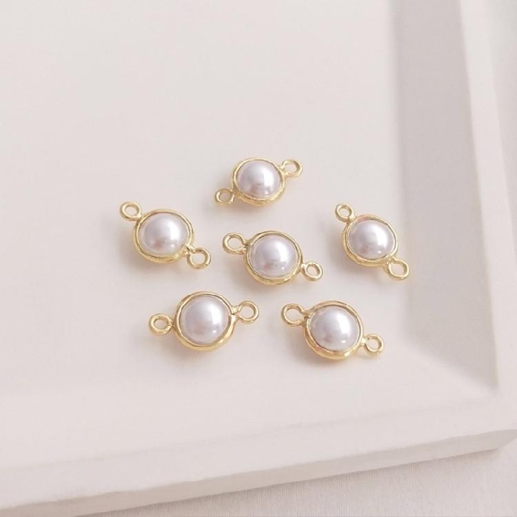 Set of 5 Unqiue Pearls Pendants Jewelry Component Pearls Jewelry Findings Suitable for Jewelry Bracelets and Necklaces