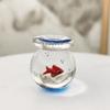 Handmade Mini Glass Fish Tank Cute Handcrafted Glass Fish Gift Aquarium Decoration  Home Ornament