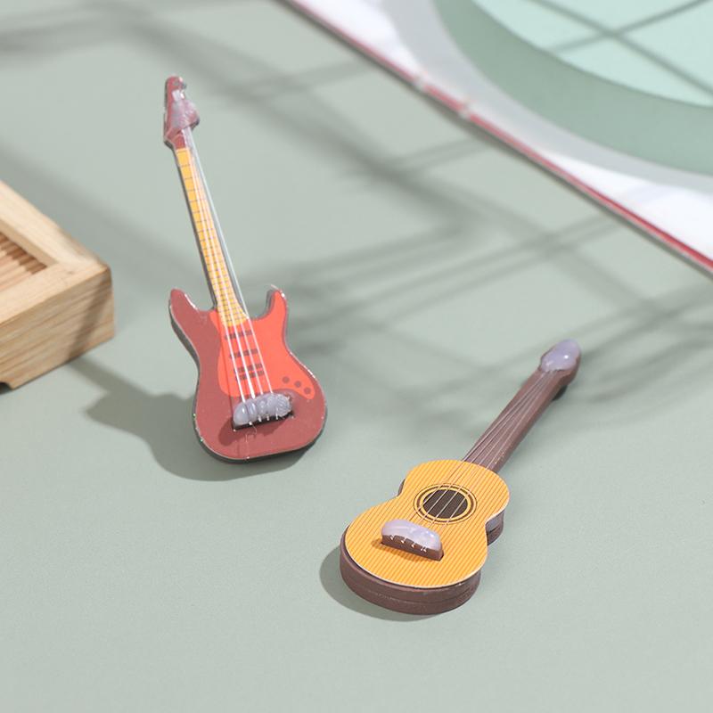 1:12 Dollhouse Miniature Music Electric Guitar Kids Toys Decor Doll house Musical Instrument Model Doll Accessories