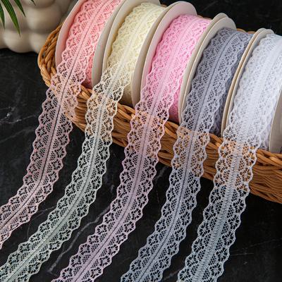 3cmx50yard Beautiful Lace Ribbons DIY Wedding Party Decoration Gift Wrapping Christmas Apparel Sewing Fabric Gift Ribbon