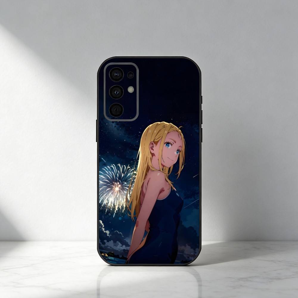 

Summer Time R-Render-ing Anime Time Loop Phone Case For Samsung S25,S24,S21,S22,S23,S20,Ultra,S26,Plus,Fe,Note,5G Black Cover Samsung S25Plus