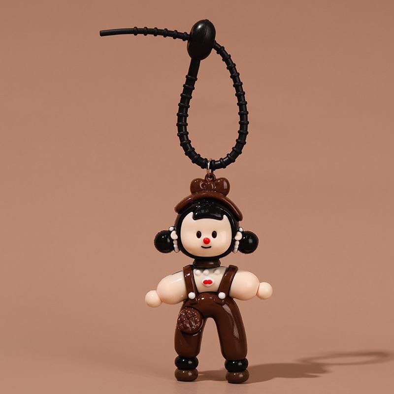 

Cute Girl Keychain Cute Multi-Girl Charm Pendant Keyring Jewelry For Girl Women Gift Bag Decoration