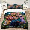 Magical Family Adventure Print 3Pcs Bedding Setduvet Cover With 2 Bedropillowcase Home Birthday Gift