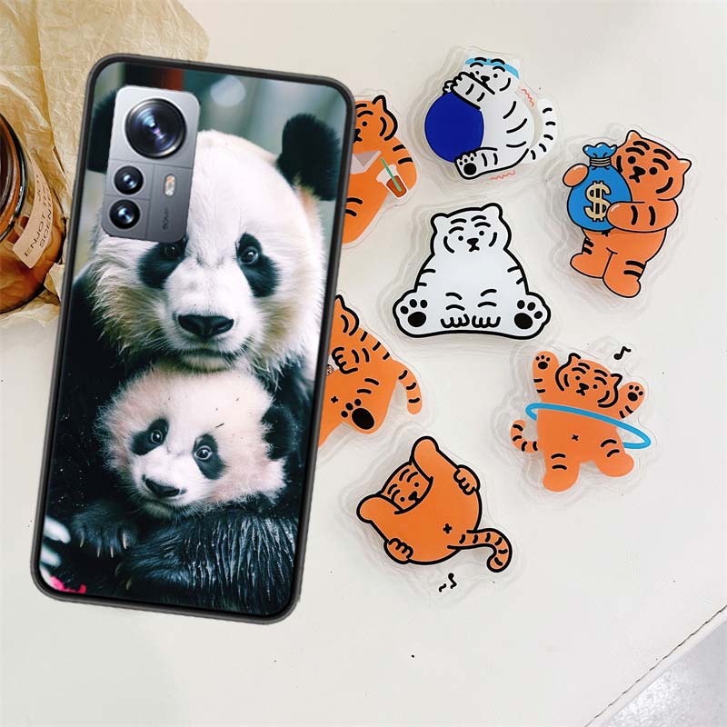 Panda Baby, Giant Panda Family Phone Case For Xiaomi Poco X7 X6 M8 M7 M6 M4 M3 X4 Pro F7 Ultra M5S Mi 14 14T 15 15T 12T 10T Pro