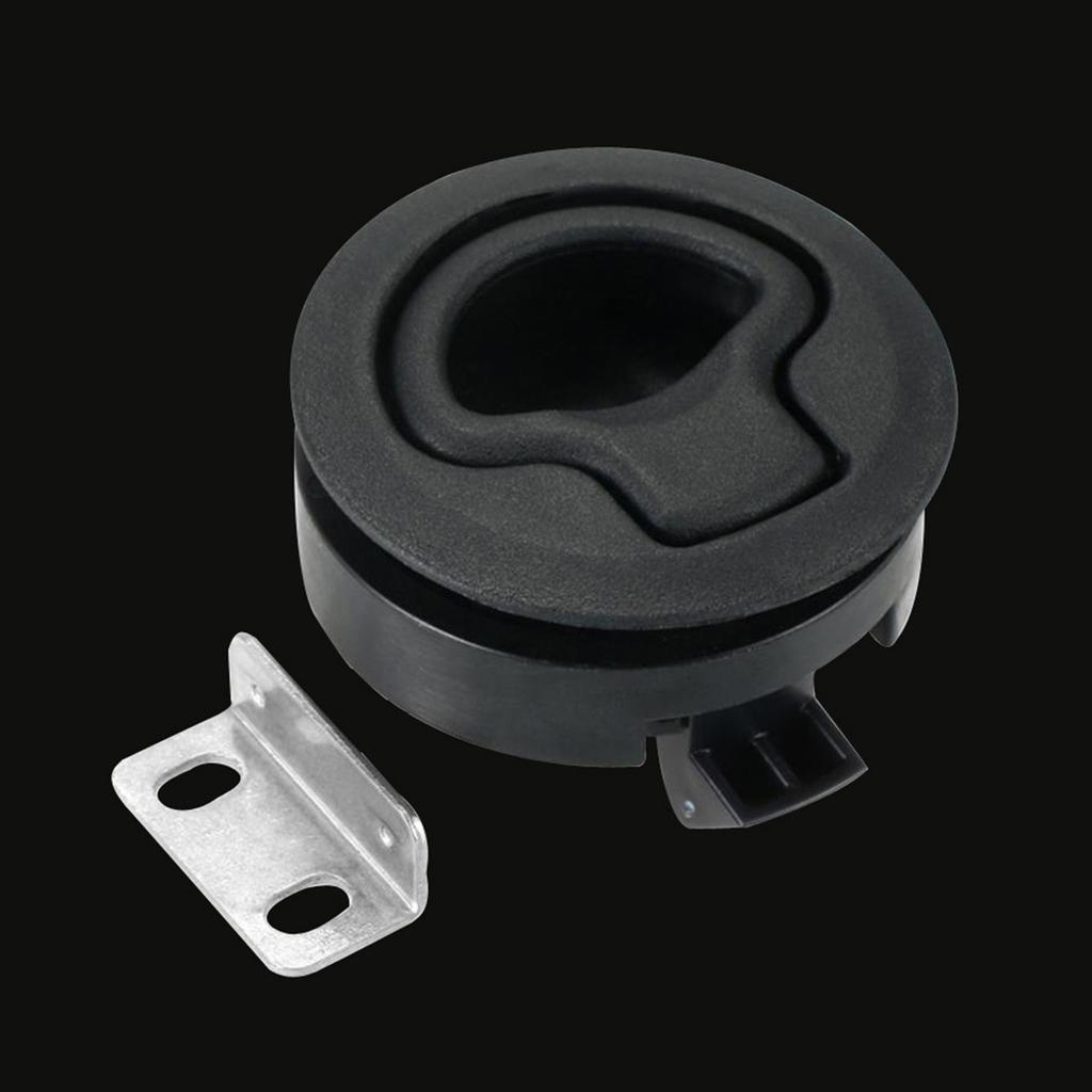 Round Flush Pull Slam for Latch for RV Boat Tralier Marine Deck for Hatch Locker