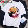 Funny cartoon T-shirt for JoJos Bizarre Adventurestylish Japanese anime T-shirt for womensummer graphic hip-hop top