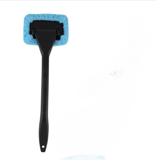 

Щетка для чистки лобового стекла автомобиля, пылеудаление из салона, полотенце для скребка, губка и набор инструментов для чистки без царапин светло-синий