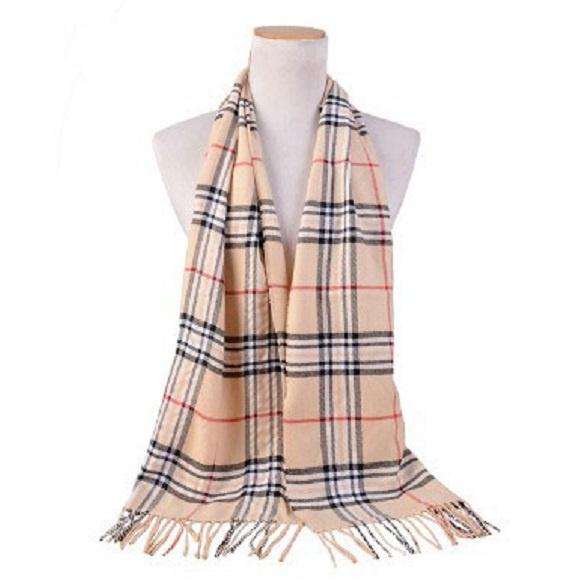 New Atmosphere Imitation Cashmere Plaid Tassel Scarf For Men In Autumn And Winter, With Thickened Velvet And Warm Neck