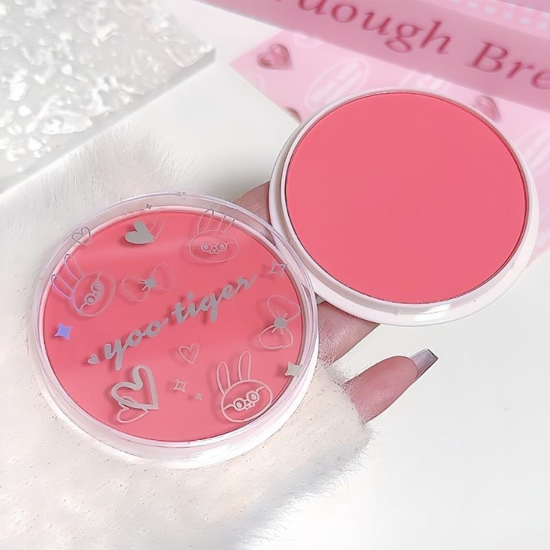 Korean Style Matte Single Color Blush For Natural Complexion