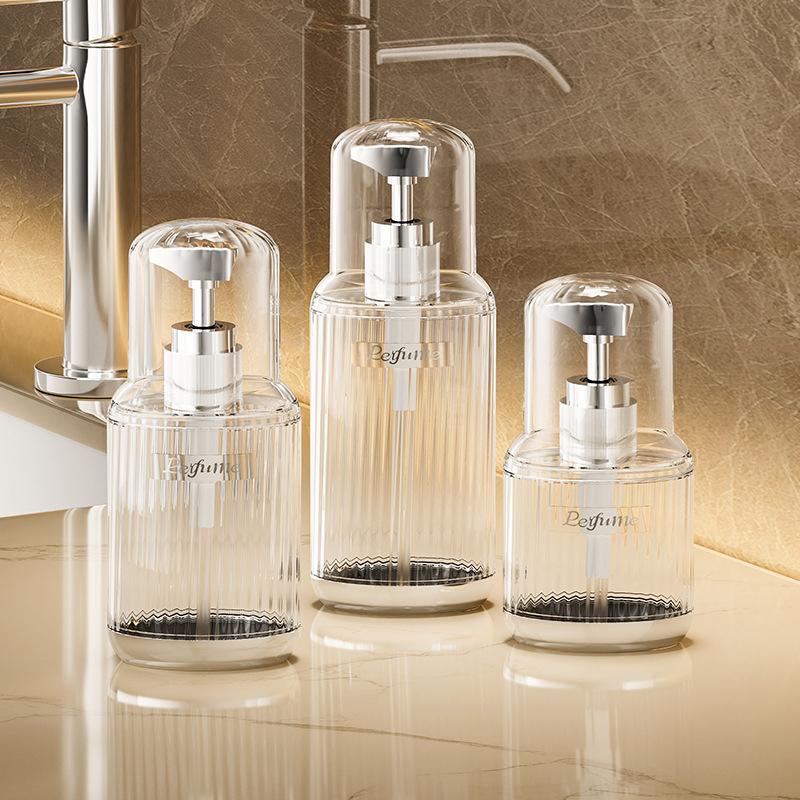 60/90/120ML Liquid Soap Dispenser Bottle Empty Pump Refillable Bathroom Shampoo Bottles Liquid Container Shampoo Dispenser Decor