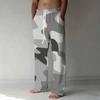 Herren Lockere Lässige Einfarbige Hose Camouflage Muster Gerade Hose