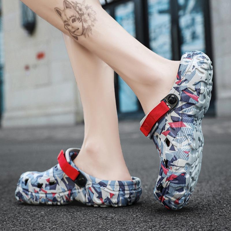 Men's, Color Blocking, Breathable, Non Slip Sandals, Casual Shoes, Outdoor Activities, Beach Shoes