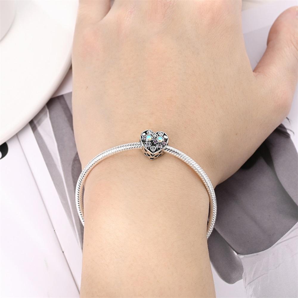 Charms Original Copper Sweetheart Sisters Beads Fit Bracelet Women Jewelry Diy Fine Gift