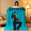 Music E-Emilia.M-Mernes Throw High-Density Short Plush Blanket Soft Skin-Friendly for Sofa Nap Air-Conditioned Room
