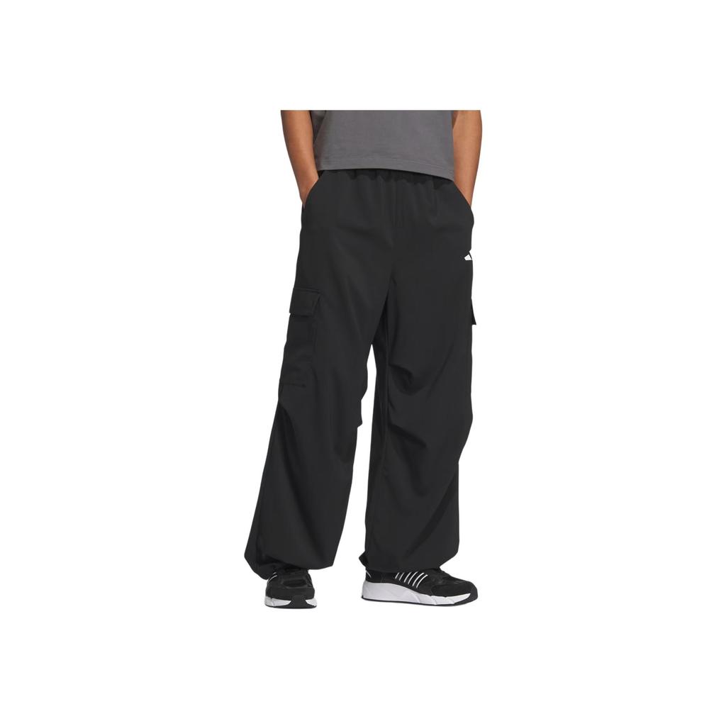 Adidas Fashionable Comfortable Soft Versatile Quick-Drying Cool Feeling Knitted Sports Pants Men Bottoms Black KA9312