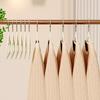 10/20/30Pcs Non-Slip Velvet Hangers Space Saving Hook Flocked Felt Clothes Drying Rack Organizer