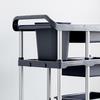 Commercial Restaurant 3-Tier Plastic Utility Cart