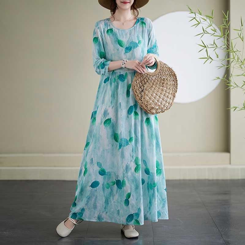Actual 2025 Early Fall New Floral Dresses