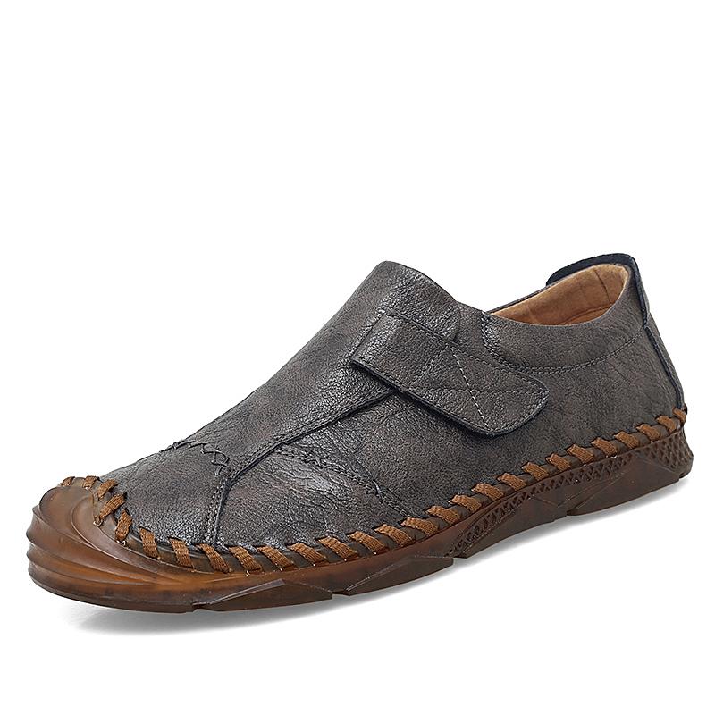 Luxury Brand Handmade Men's Leather Casual Shoes Soft Leather Loafers Breathable Driving Shoes Moccasins Sneakers Big Size 47