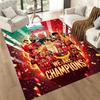 Liverpool Football Club Floor Rug Office Rug Suitable For Entryway Decorate Room Study Room Kitchen Antislip Carpet Office Home Decor
