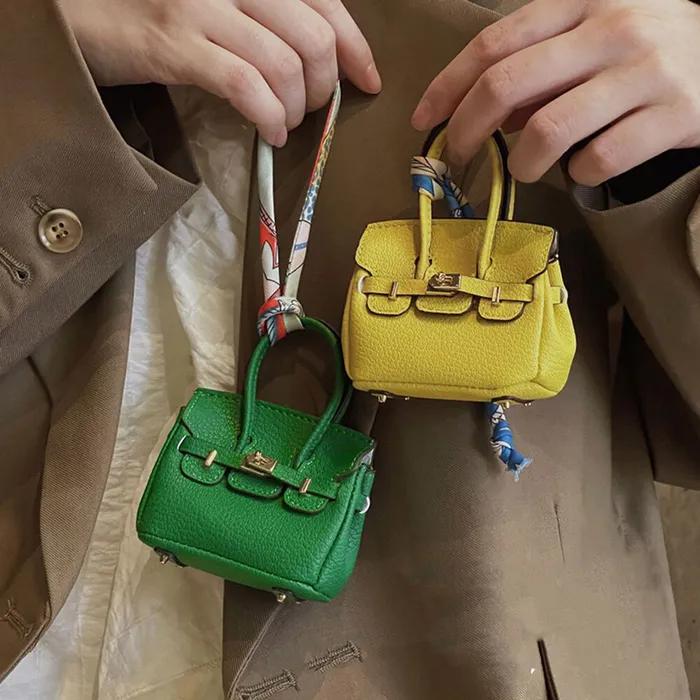 Kkumikka Birkin Mini Bag Keyring Accessory