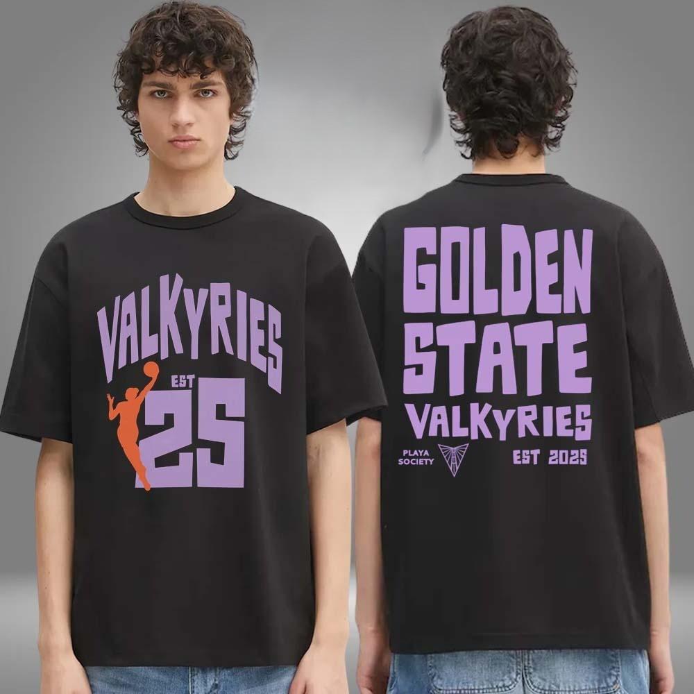 Golden State Valkyries Merch Playa Society Eclipse Black Reprint T-Shirt Unisex T-Shirt XXXL