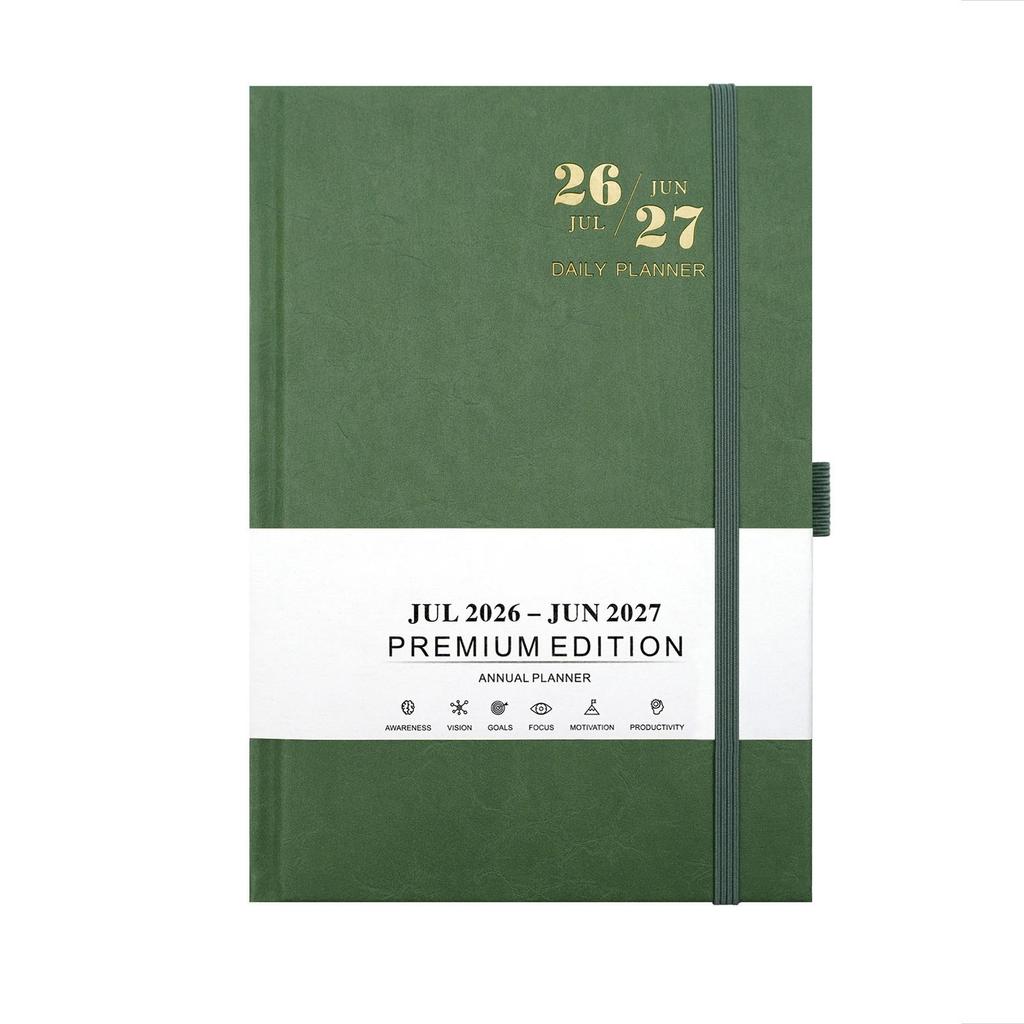 2026-2027 English Schedule Planner, A5 Size, 192 Pages/384 Pages, Daily Planner/calendar/notebook