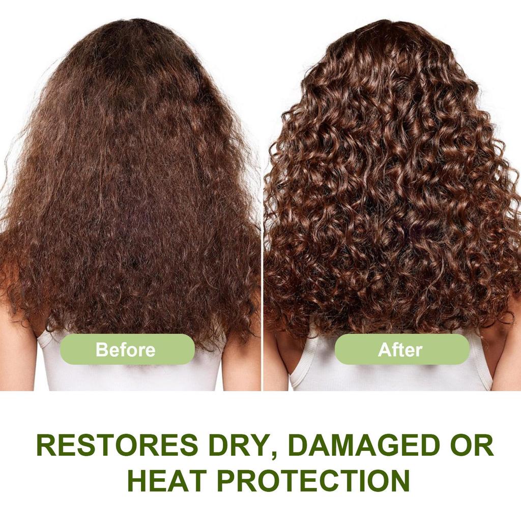 Odżywka bez spłukiwania z olejem kokosowym-Nawilża i wzmacnia włosy-Poprawia połysk i gładkość-Odpowiednia do wszystkich rodzajów włosów, 120ml