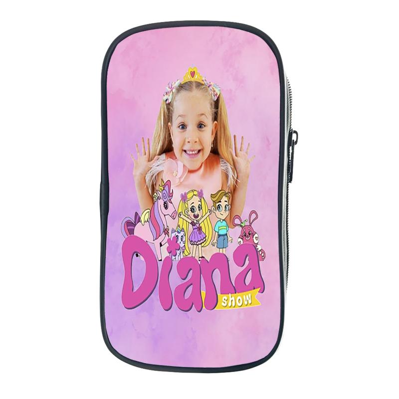 

Діана І Рома Шоу Пенал Милі Студентські Пенали Велика Сумка для Ручок Чохол Коробка для Зберігання Хлопчик Дівчинка Дитина Офіс Школа Канцелярське Приладдя 4