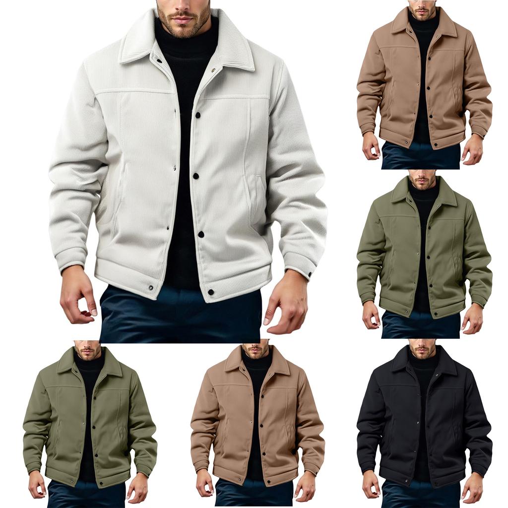 Men's Leisure Fashion Comfort Flip Collar Jacket Coat