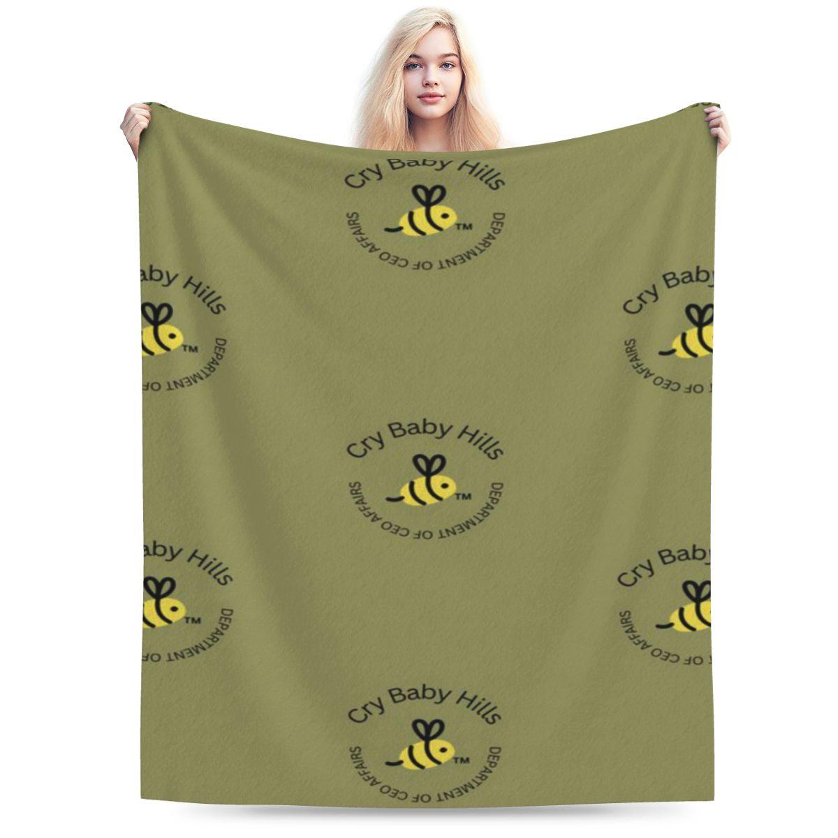 Bumble Bee Personalized Warm Decorate Home An UltraSoft Micro Fleece Blanket 75x100cm