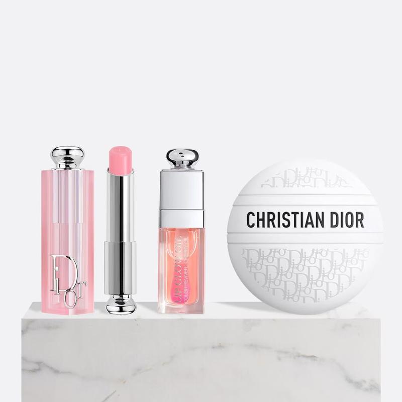 Dior Enchanting Lip Balm + Enchanting Lip Oil + Presbyopia All-Purpose Cream Skin Care Set Hand Cream Soothes, Moisturizes and Softens the Skin