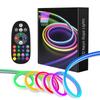 10 m USB-RGB-LED-Neonlichtstreifen, 5 V, 72 LEDs/m, Silikon-Bluetooth-Seil mit Fernbedienung, APP-Musiksynchronisation, wasserdichtes TV-Hintergrundbeleuchtungsdekor