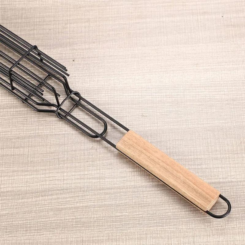 4 kusy košů na grilování špízů, grilovací rošt pro grilování zeleniny, kuřecího masa, masa