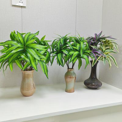 Artificial Palm Tree High Grade Simulation of Fake Flowers 3 Heads Turtle Back Leaf Creative Simulation Plant Wall Potted Decor