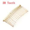 6pcs/lot 10 15 20 30 Teeth Black/Rhodium Hairpin Combs Wedding Hair Accessories Bridal Hair Combs DIY Jewelry Findings