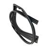 RH Front Window Run Channel Molding Glass Rubber Seal For Honda Accord 2003-2007