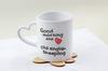 Old English Sheepdog - Cup with a Dog, Adorable Cup with a Heart-shaped Handle, Universal Gift from the Art-Dog Brand
