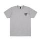 CREAM SODA LAB 15Min Quarter Teamplay Graphic Logo Short Sleeve T-Shirt Gray Black