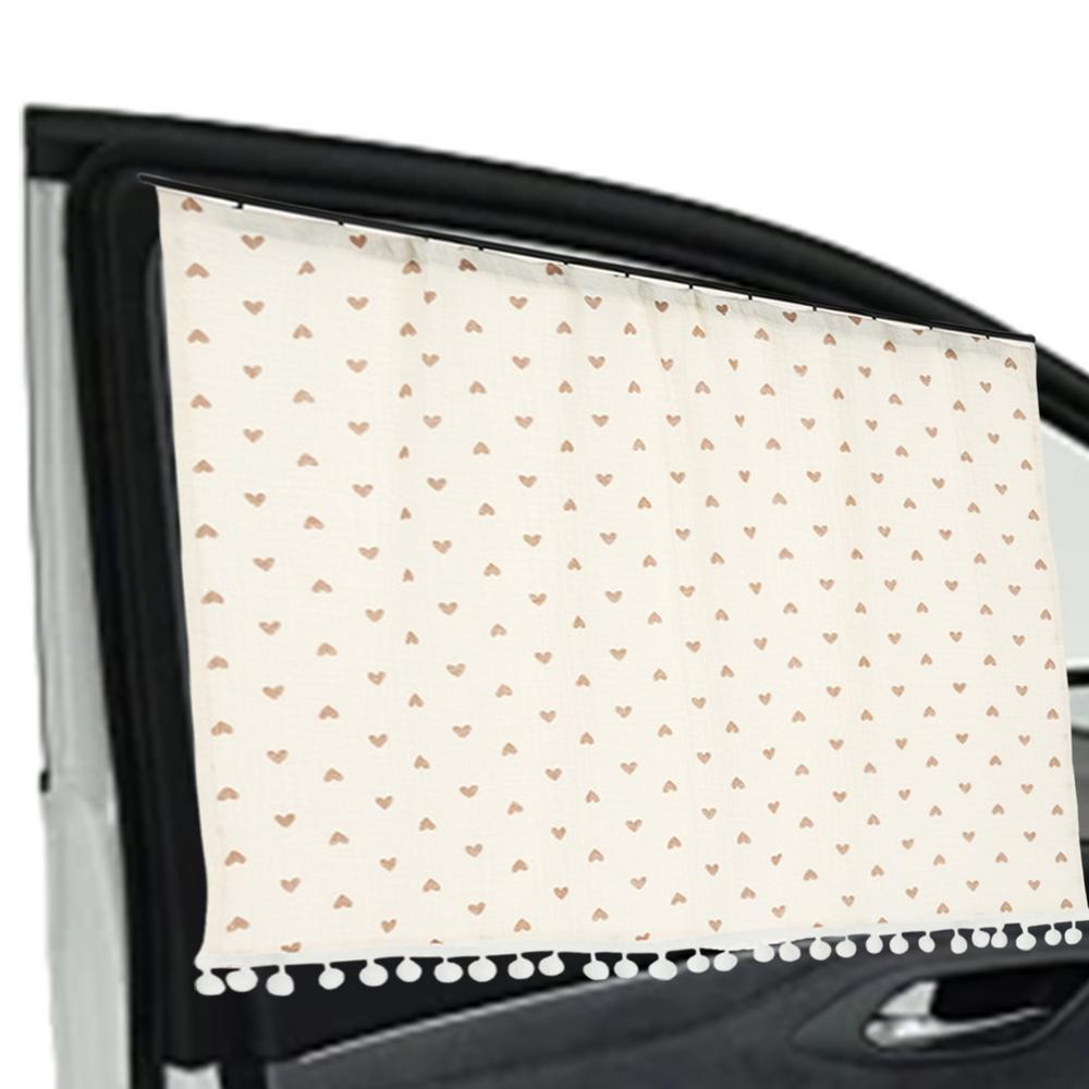Car Window Shades Light Blocking Auto Window Curtains Heat Insulation Car Sunshade Side Curtains For Sedan Truck SUV Pickup