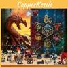 Dungeons And Dragons Advent Calendar Gift Set With Surprise Collectible Items For Holiday Celebrations