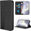 Protective Case - BOOLING - Samsung Galaxy S24 Plus - Black - Trellis Pattern - 2 Tempered Glasses