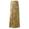 SanCai New Chinese Style Jacquard A-Line Maxi Skirt